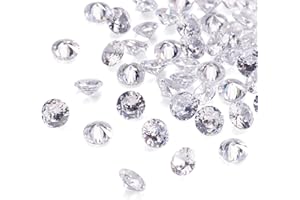 Cheriswelry Crystal Clear Cubic Zirconia Cabochon Mixed Colors CZ Stones Faceted Diamond Rhinestone for DIY Jewellery Crafts Making Accessories