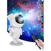 Yıldız Projekt&ouml;r Astronot Işıklı Kumandalı Galaksi Samanyolu Projeksiyon Gece Lambası
