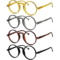 Occhiali Da Lettura Rotondi Uomo Donna Lettori Montatura Retrò - Foto 11