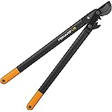 Fiskars PowerGear II Bypass-Getriebeastschere für frisches Holz, Antihaftbeschichtet, Gehärteter Präzisionsstahl, Länge: 70 c