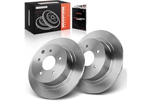Frankberg Brake Disc Set incl. 2x Discs Rear Solid Ø292mm Compatible with Juke F15 Qashqai +2 I J10 NJ10 Replace# 43206JD00A, 43206Yes00A