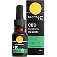 Cannaray CBD Oil Drops for Night-Time, 600mg, Soothing Peppermint | Strong High Strength 6% CBD with Added Hemp Oil | Vegan, THC-Free & GMO-Free (10ml)