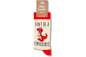 Urban Eccentric Unisex Cuntasaurus Socks | Gift | 1 Pair | Cotton Rich Socks | Premium Socks | Novelty | Gifts