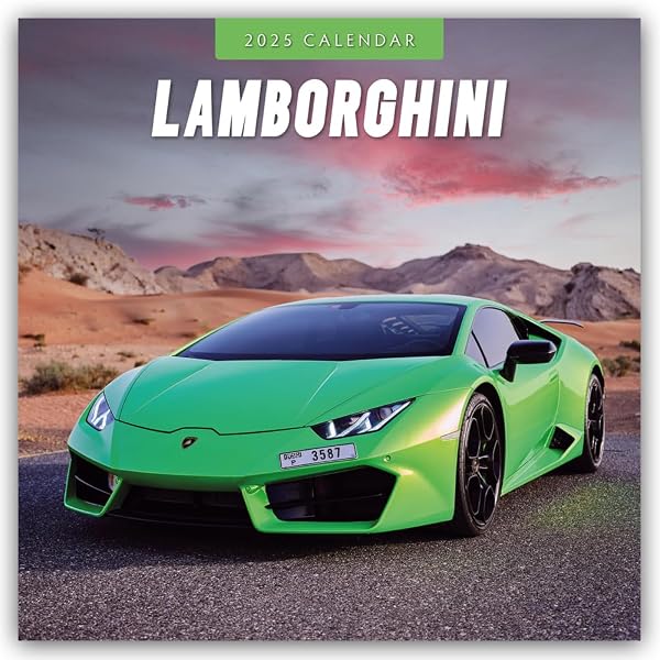 Lamborghini 2026 Square Wall Calendar : Red Robin: Amazon.co.uk: Books