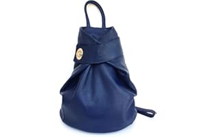 Superflybags Zaino Donna Daypack Vera Pelle Martellata Cinghie Regolabili modello SIRACUSA DO Made In Italy