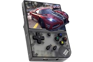 Générique RG35XX Plus Console de Jeu Portable, système Linux avec écran IPS de 3,5 ", avec 5500 Jeux Classiques et Carte 64 Go, Prend en Charge la Manette de Jeu sans Fil 2,4 G et la Sortie TV