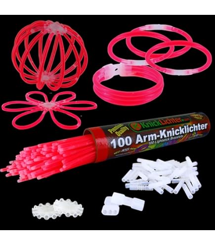 100 Braccialetti Luminosi Bianchi - Luci Da Festa Con 8 Ore Di Durata | Testati In Germania | Confezione Sicura - Foto 14