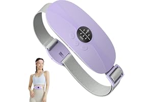 Portable Menstrual Heating Pad, KBCASE Period Cramp Heat Pad with 3 Setting Levels, Fast Heating Pad for Period Pain Relief, Electric Menstrual Belt for Stomach Back Pain Relief Women and Girl