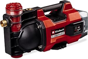 Einhell AQUINNA 18/30 F Pompa di irrigazione a LED Power X-Change (18 V, portata max. 3.000 L/h, 2 slot batteria, doppia autonomia, modalità ECO/BOOST, prefiltro, senza batteria)