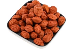 Meiwlong 50 pezzi modelli di simulazione artificiale noci finte cibo mandorla casa cucina mobili da giardino decorazioni per mostra Halloween Ringraziamento fotografia puntelli