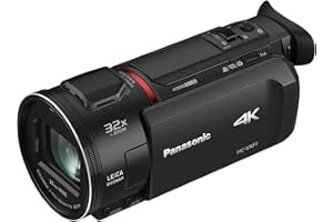 Panasonic HC-VXF1 Cámara 4K Ultra HD (Mos de Sensor Grande, Leica Dicomar Lente, Gran Angular de 25 mm, Zoom óptico de 24x, EVF, Hybrid I.O.S.+), Color Negro