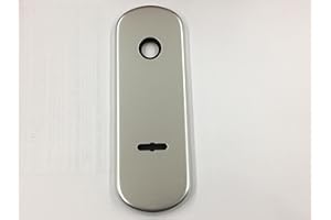 PLACCA BOCCHETTA ROSETTA GHIDINI PER PORTA - PORTA BLINDATA ALLUMINIO F1 CROMO SAT CON FORO PER CHIAVE DOPPIA MAPPA 61X179 - ADATTABILE SU PLACCA DIERRE