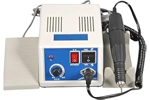 Finlon 35K RPM Micromotore Lucidatrice Micro Motore Manipolo Lucidatura Manipolo Elettrico Micromotore Lucidatrice (A-90) per Lab, Gioielli, Ceramica, Silicone, Vetreria, Intaglio del legno, Artware