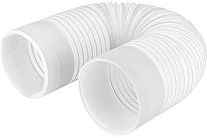 Mobile Klimaanlagenschlauch, iRhodesy Tragbare AC-Schlauchverlängerung Ø150MM Durchmesser, Hitzebeständig und Korrosionsbeständig, Geeignet für Klimaanlagen, Luftentfeuchter, Wäschetrockner