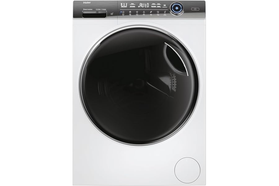 Haier I-Pro Series 7 Plus, Front-Loading Washing Machine 10 kg, Freestanding, Class A-10%, 1400 RPM, Steam Option, 14 Programs, App hOn, HxWxD 85x60x58cm, White - HW100-B1497