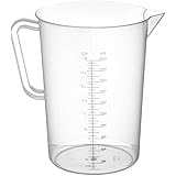 HENDI Messbecher, mit Skalierung, Bruchsicher, 2L, Polypropylen, ø140x(h)215mm