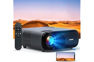 ‎NEXIGO NexiGo PJ40 Beamer, 700 ANSI-Lumen, nativ 1080p, 4K-unterstützt, Automatische Vertikale Keystone-Korrektur, Zoombar, 20W-Lautsprecher, WiFi, Bluetooth 5.1, kompatibel mit iOS, Android
