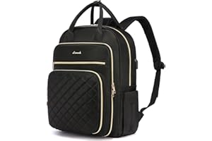 LOVEVOOK Rucksack Damen, 15.6 Zoll Laptop Rucksack mit Laptopfach, Schulrucksack Mädchen Teenager, Wasserdicht Schultasche, Arbeitsrucksack Dapack für Business Reise Schule Uni Lehrer