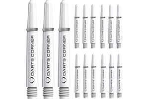 DESIGNA DARTS Designa 5 lots de 15 tiges de fléchettes en nylon résistant.