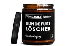 Lustige Duftkerze mit Spruch für Hunde Besitzer & Liebhaber | Handgemacht aus Sojawachs | In Geschenkbox | Nachhaltiges Gebur