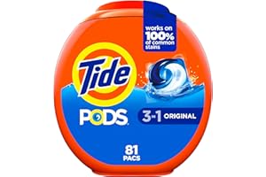 Tide PODS Laundry Detergent Soap PODS, High Efficiency (HE), Original Scent, 81 Count