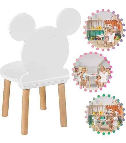PlayPals Furniture Poltroncina In Legno Per Bambini Sedia-seduta-sgabello Per Bambini, 60x 32x 32cm E Altezza Della Seduta Di 27 Cm, Per Bambini Di 3