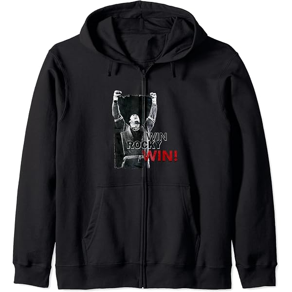 Sweat à Capuche Rocky « Get Hit » - Licence Officielle - Coupe Classique, 241 G