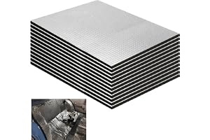 12 stycken isoleringsmattor, bil, ljudisoleringsmattor, 250 x 180 x 5 mm, isoleringsmatta, ljudisolering, isoleringsmatta, sj