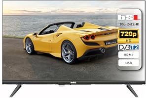 BSL BEAUTIFUL SOUND LINE TV 24" pollici BSL-24T2HD TV LED HD 1366x768 | 60Hz | USB | DVBT2 HEVC | DVB-S2 | HDMI