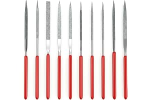 JJUNW Set med 10 mini diamanter nålfilar, små diamantfilar mini diamantbelagt verktyg för 3D-tryckverktyg mjuk metall trä ste