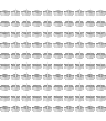 NKlaus 200 st. standaard theelichthouders 37,5mm voor theelichten aluminium kaarsenhouder lege theelichtdoos DxH 3,75x1,5cm theelichthouder theelichtschaal 1212