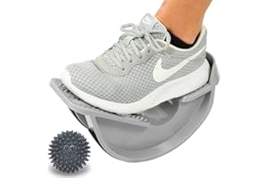 Vive Foot Rocker - Calf Stretcher for Achilles Tendinitis, Heel, Feet, Shin Splint, Plantar Fasciitis Pain Relief - Stretches Strained Leg Muscle - Ankle Wedge Stretch Improves Flexibility (Single)