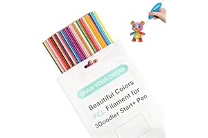 GREATRICH 160 Lot de Recharges pour Stylo 3d Enfant, 32 Couleurs Vives et Fluo, 2,5 mm Filament PCL Basse Température, Compatible avec 3Doodler Start/Start+