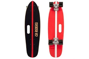 COLORBABY CB Riders Monopatín, Patinete Skate, Fabricado de Madera, Eje Aluminio, Antideslizante, Skateboard niño, Tabla con 4 Ruedas PU, Máximo 100 kg, Regalo 6 años