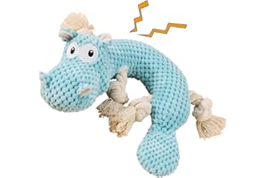 YIFRHYO Hundespielzeug große Hunde Tauziehen plüschtiere für Hunde,hundespielzeug quietschendes und unzerstörbar,Interaktives Kauspielzeug für Große Kleine Und Mittel Welpen Hunde