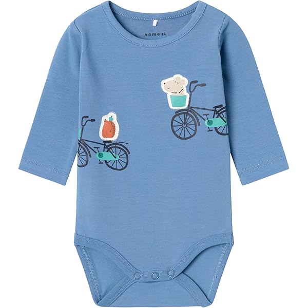 NAME IT Jungen Langarmbody - Wolle Needle NOOS Grau Größe 92