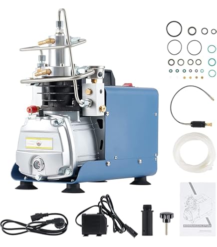 Compressore Elettrico Ad Alta Pressione 4500 PSI | 220V, 1.8kW, 30 MPa | Per Immersioni, PCP E Test Di Tenuta