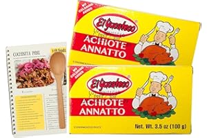 TLT FOODS - PACK El Yucateco Achiote en pasta condimentado (Pack de 2) - Incluye folleto de recetas