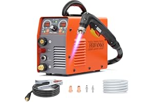 FEIFANKE 230V 50A Plasma Cutter Non Contact Low Frequency IGBT 2T/4T Cutting Torch with Blow Back for Cutting Stainless Steel Aluminium and Copper Maximum Cutting Thickness 25mm