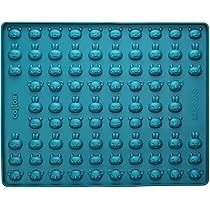 Hunde Leckerli Backmatte - Silikonform Mit Tiergesichtern 2,3cm BPA-frei