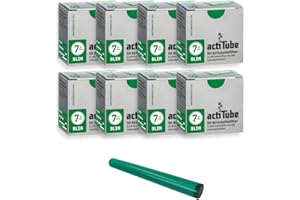 actiTube - Juego de filtros de carbón activo Slim Kogu, 7,1 mm, incluye un saverette, 8x50 (400)