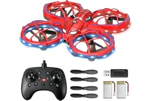 Dolanus Toys for 8 9 10 11 12 Year Old Boys: Spider Mini Drone LED RC Plane for Kids Beginners, Gifts for Age 3-8 Years-Olds Christmas Birthday Present, Remote Control Quadcopter Indoor Outdoor