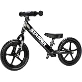 Strider 12 Sport Bebek, pedalsız bisiklet, 18 aydan 5 yaşa kadar, siyah | 1-4 yaş pedalsız bisiklet bisikleti, kız ve erkek, 