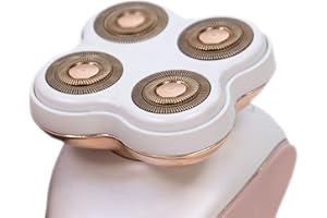 ‎FINISHING TOUCH FLAWLESS Finishing Touch Flawless -Ersatzköpfe für Bein-Epilierer, 18-karätige Gold-Peeling-Rasierköpfe für das Gerät für makellose Beine