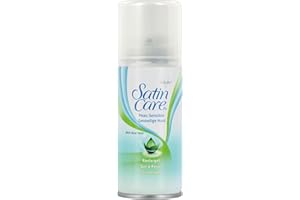 GILLETTE VENUS Gillette Satin Care Women's Shaving Gel, Sensitive Skin, 75 ml (Pack of 6)
