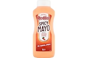 FRANK'S REDHOT Frank’s RedHot Spicy Mayonnaise 1L, Creamy & Fiery Sauce for Burgers, Sandwiches & Dips, Catering-Size & Ready to Use
