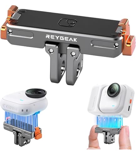 Supporto magnetico per manubrio per bici da ciclismo a sgancio rapido per Insta360 GO 3/3S  44