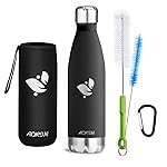 Aorin Doppia bottiglia per vuoto in acciaio inossidabile, processo di verniciatura a polvere, resistente ai graffi...