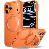 CONSTRAIN - Compatible Case with iPhone 17 Pro Max Armor Matte Magnet Cover with Magsafe Ring 360 Rotatable Ring Stand