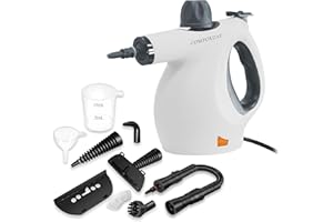 Comforday Handheld Steam Cleaner Multi-Purpose with 9-Piece Accessories, Pressurize and Portable Perfect for Stain Removal, Curtains, Car Seats, Floor, Windows, Bathroom cleaner floor (Gray)